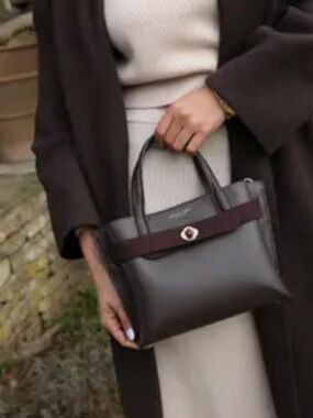 Luella Grey 'Oriel' Chocolate Crossbody bag London